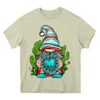 Mossy western gnome with turquoise gemstone Heavy Core Tee - texasbilliewilder