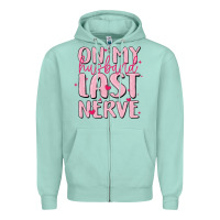 Seafoam on my husband last nerve Zipper Hoodie - MaliasSmallBusiness