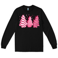 Black pink Christmas cakes Long Sleeve Tee - Jasminsmagicworld