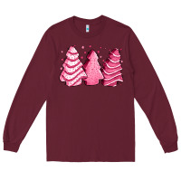 Pink Christmas Cakes Long Sleeve Tee | Teevron