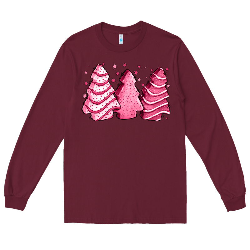Pink Christmas Cakes Long Sleeve Tee by Jasminsmagicworld | Teevron