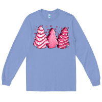 Colony Blue pink Christmas cakes Long Sleeve Tee - Jasminsmagicworld