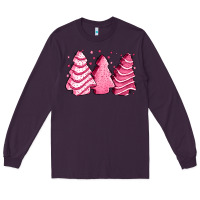 Plum pink Christmas cakes Long Sleeve Tee - Jasminsmagicworld