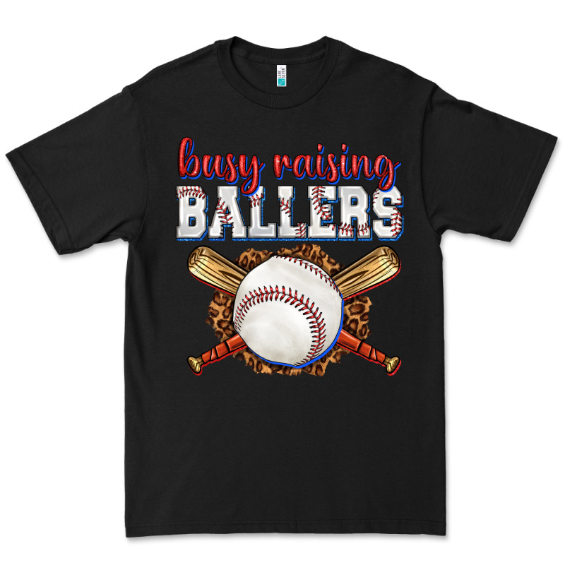 Busy Raising Ballers Baseball Premium Tee by texasbilliewilder | Teevron