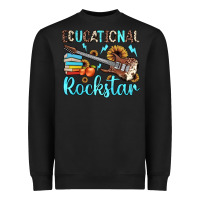 Black educational rockstar Heavyweight Sweatshirt - JahusDesignShop