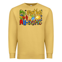 Antique Gold my brother is au some Premium Sweatshirt - LillyAllenDesigns