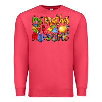 Cardinal my brother is au some Premium Sweatshirt - LillyAllenDesigns