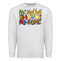 Oatmeal Heather my brother is au some Premium Sweatshirt - LillyAllenDesigns