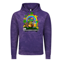 Cloud Purple st patricks shamrock gold beer truck Vintage Hoodie - FaDigitalArtStudio