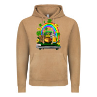 Vintage Camel st patricks shamrock gold beer truck Vintage Hoodie - FaDigitalArtStudio