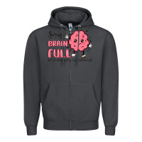 Smoke sorry brain full Zipper Hoodie - MaliasSmallBusiness