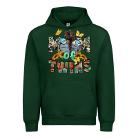 Forest Green mom of twins boys mother's day Urban Hoodie - CowGirlArtShop
