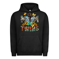 Pigment Black mom of twins boys mother's day Urban Hoodie - CowGirlArtShop