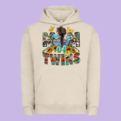 Mom Of Twins Boys Mother's Day Urban Hoodie Designed By Cowgirlartshop