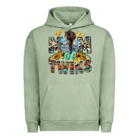 Pigment Oil Green mom of twins boys mother's day Urban Hoodie - CowGirlArtShop