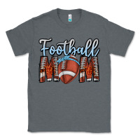 Charcoal Heather Football Mom Classic Tee - CowhideDigitalArt