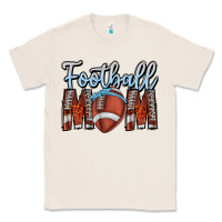 Natural Football Mom Classic Tee - CowhideDigitalArt