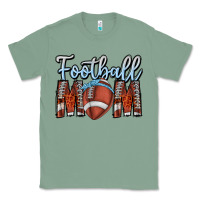 Sage Football Mom Classic Tee - CowhideDigitalArt