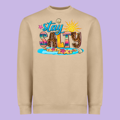 Stay Salty Heavyweight Sweatshirt Designed By Adodesignshop