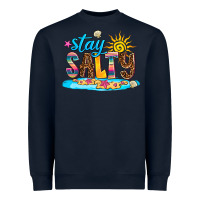 Navy stay salty Heavyweight Sweatshirt - AdoDesignShop
