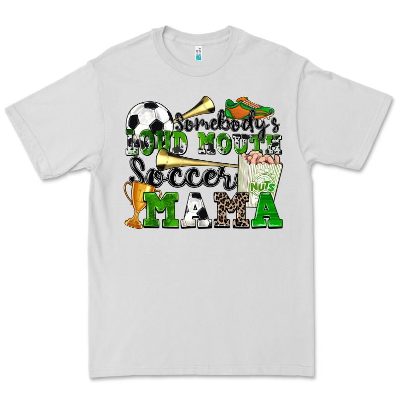 Somebody's Loud Mouth Soccer Mama Premium Tee by Zillion Design Studio | Teevron