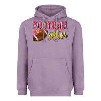 Lavender football sister Heavyweight Hoodie - BundleAndBundleShop