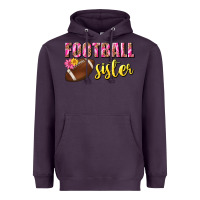 Plum football sister Heavyweight Hoodie - BundleAndBundleShop