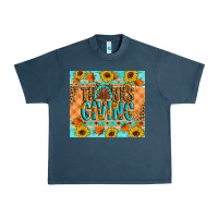 Midnight Navy Thanksgiving Turkey Urban Heavy Tee - Artiststas