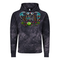 Cloud Black summer mama Vintage Hoodie - CowhideDigitalArt