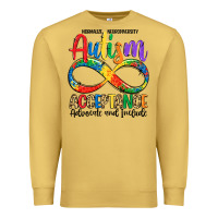 Antique Gold autism acceptance Premium Sweatshirt - LillyAllenDesigns