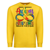 Lemon autism acceptance Premium Sweatshirt - LillyAllenDesigns