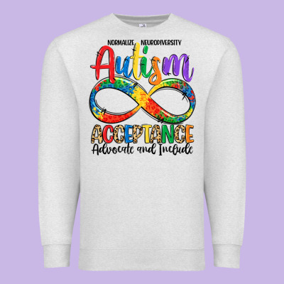 Autism Acceptance Premium Sweatshirt Designed By Lillyallendesigns