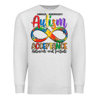 Oatmeal Heather autism acceptance Premium Sweatshirt - LillyAllenDesigns
