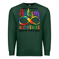 Sports Green autism acceptance Premium Sweatshirt - LillyAllenDesigns