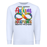 White autism acceptance Premium Sweatshirt - LillyAllenDesigns