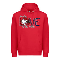 Red For the Love of the Rams Premium Hoodie - Bettercallsaul