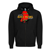 Black black history month Zipper Hoodie - MaliasSmallBusiness