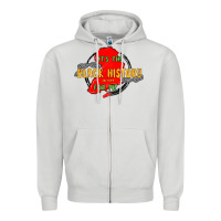 Dove Grey black history month Zipper Hoodie - MaliasSmallBusiness