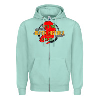 Seafoam black history month Zipper Hoodie - MaliasSmallBusiness