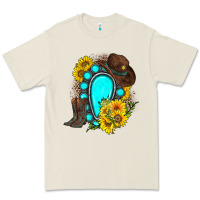 Bone western turquoise gemstone Premium Tee - Zillion Design Studio