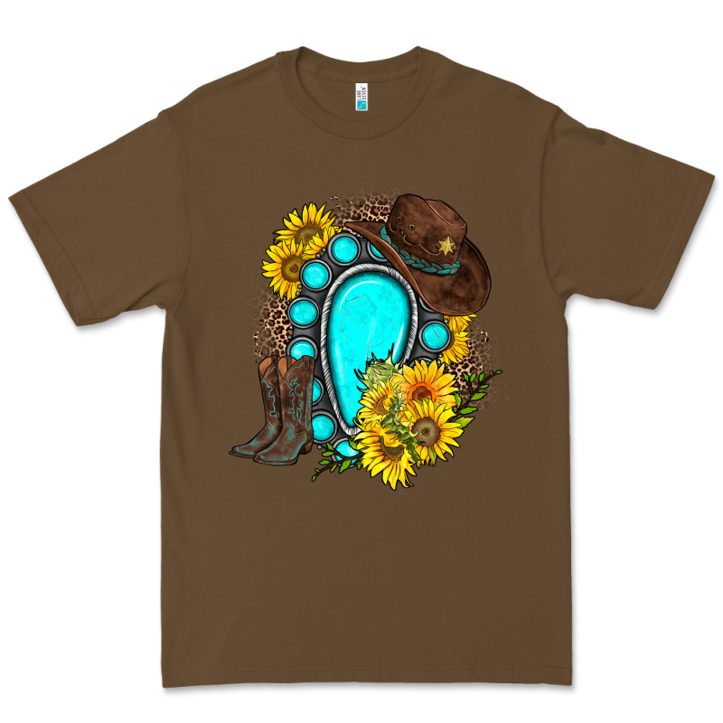 Western Turquoise Gemstone Premium Tee by Zillion Design Studio | Teevron