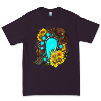 Plum western turquoise gemstone Premium Tee - Zillion Design Studio