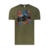 Vintage Olive firework crusher Vintage Tee - Artiststas