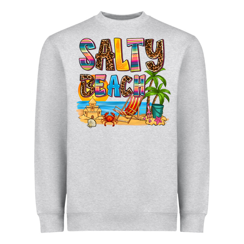 Salty Beach Heavyweight Sweatshirt by AdoDesignShop | Teevron
