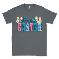 Charcoal Heather happy easter eggs Classic Tee - AdoDesignShop