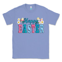 Colony Blue happy easter eggs Classic Tee - AdoDesignShop