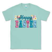 Seafoam happy easter eggs Classic Tee - AdoDesignShop
