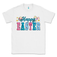 White happy easter eggs Classic Tee - AdoDesignShop