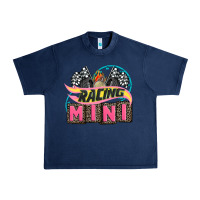 Navy racing mini with racing oto equipment Urban Heavy Tee - AdoDesignShop