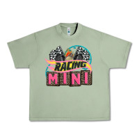 Oil Green racing mini with racing oto equipment Urban Heavy Tee - AdoDesignShop